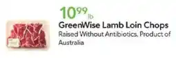 Publix GreenWise Lamb Loin Chops offer