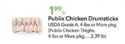 Publix Publix Chicken Drumsticks offer