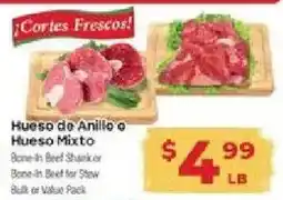 Supermercado El Rancho Bone-In Beef Shank or Bone-In Beef for Stew offer
