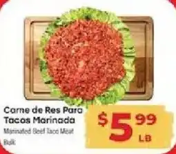 Supermercado El Rancho Marinated Beef Taco Meat offer