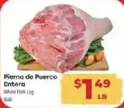 Supermercado El Rancho Whole Pork Leg offer