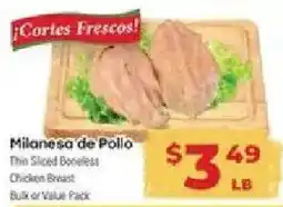 Supermercado El Rancho Milanesa de Pollo offer