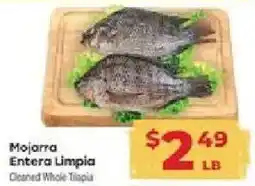 Supermercado El Rancho Mojarra Cleaned Whole Tilapia offer