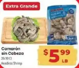 Supermercado El Rancho Headless Shrimp offer