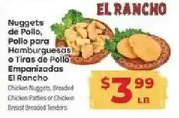 Supermercado El Rancho El Rancho chicken nuggets, breaded offer