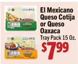 Vallarta Supermarkets El Mexicano Queso Cotija or Queso Oaxaca offer