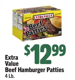 Vallarta Supermarkets Extra Value Beef Hamburger Patties offer
