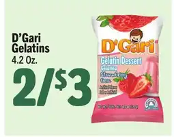 Vallarta Supermarkets D'Gari Gelatins offer