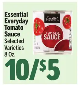 Vallarta Supermarkets Essential Everyday Tomato Sauce offer