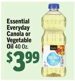 Vallarta Supermarkets Essential Everyday Canola or Vegetable Oil offer
