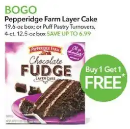 Publix Pepperidge Farm Chocolate Fudge Layer Cake offer