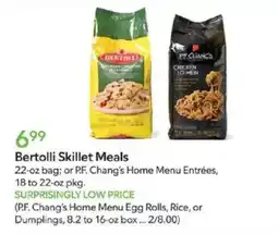 Publix Bertolli Skillet Meals offer
