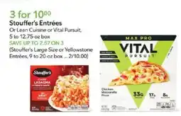 Publix Stouffer's Entrées or Lean Cuisine or Vital Pursuit offer