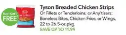 Publix Tyson breaded chicken strips offer
