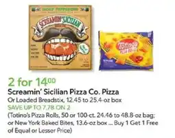 Publix Screamin' Sicilian Pizza Co. Pizza offer