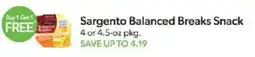 Publix Sargento Balanced Breaks Snack offer
