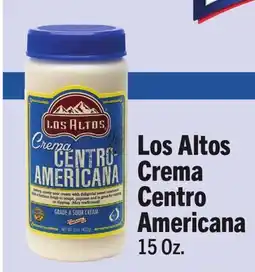 Vallarta Supermarkets Los Altos Crema Centro Americana offer