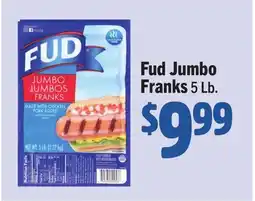 Vallarta Supermarkets Fud Jumbo Franks offer