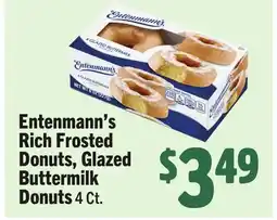 Vallarta Supermarkets Entenmann's Rich Frosted Donuts, Glazed Buttermilk Donuts offer