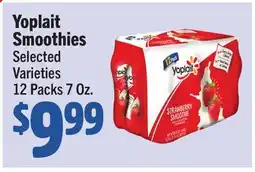 Vallarta Supermarkets Yoplait Smoothies offer