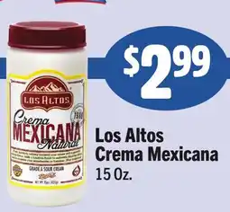 Vallarta Supermarkets Los Altos Crema Mexicana offer