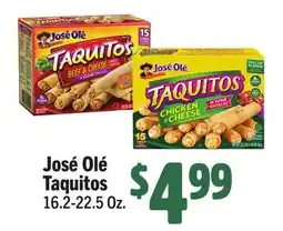 Vallarta Supermarkets José Olé Taquitos offer