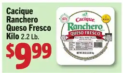 Vallarta Supermarkets Cacique Ranchero Queso Fresco offer