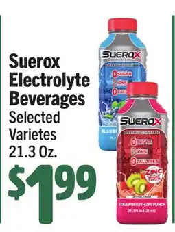 Vallarta Supermarkets Suerox Electrolyte Beverages offer