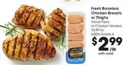 Ralphs Fresh Boneless Chicken Breasts or Thighs offer