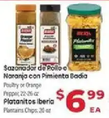 Supermercado El Rancho Bocca Sazonador de Pollo o Naranja con Pimienta Badia offer