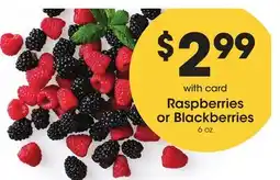 Ralphs Raspberries or Blackberries offer