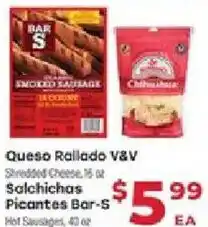 Supermercado El Rancho Queso Rallado V&V Shredded Cheese offer