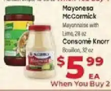 Supermercado El Rancho Mayonnaise McCormick offer