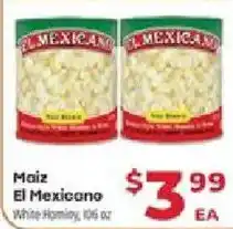 Supermercado El Rancho El Mexicano White Hominy offer
