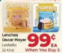 Supermercado El Rancho Lunchables Oscar Mayer Lunchables offer