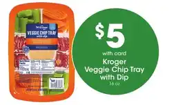 Ralphs Kroger Veggie Chip Tray with Dip offer
