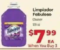 Supermercado El Rancho Fabuloso cleaner offer