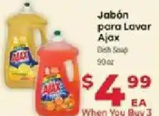 Supermercado El Rancho Ajax dish soap offer