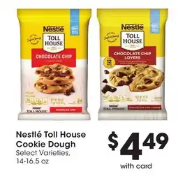 Ralphs Nestlé Toll House Cookie Dough offer