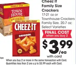 Ralphs Cheez It Family Size Crackers offer