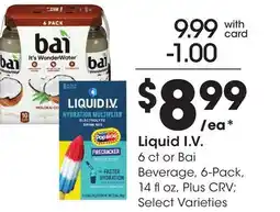 Ralphs Liquid I.V. Beverage offer