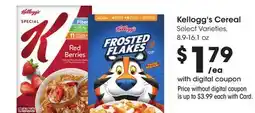 Ralphs Kellogg's Cereal offer
