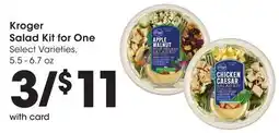 Ralphs Kroger Salad Kit for One offer