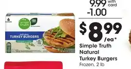 Ralphs Simple Truth Natural Turkey Burgers offer