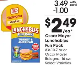 Ralphs Oscar Mayer Lunchables Fun Pack offer