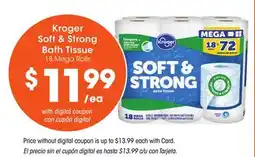 Ralphs Kroger Soft & Strong Bath Tissue offer