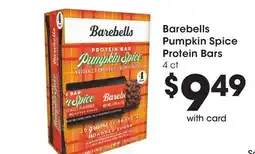 Ralphs Barebells Pumpkin Spice Protein Bars offer