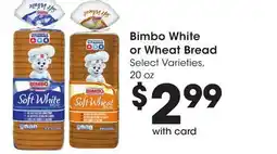 Ralphs Bimbo White or Wheat Bread offer