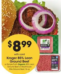 Ralphs Kroger 85% Lean Ground Beef offer