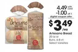 Kroger Artesano Bread offer